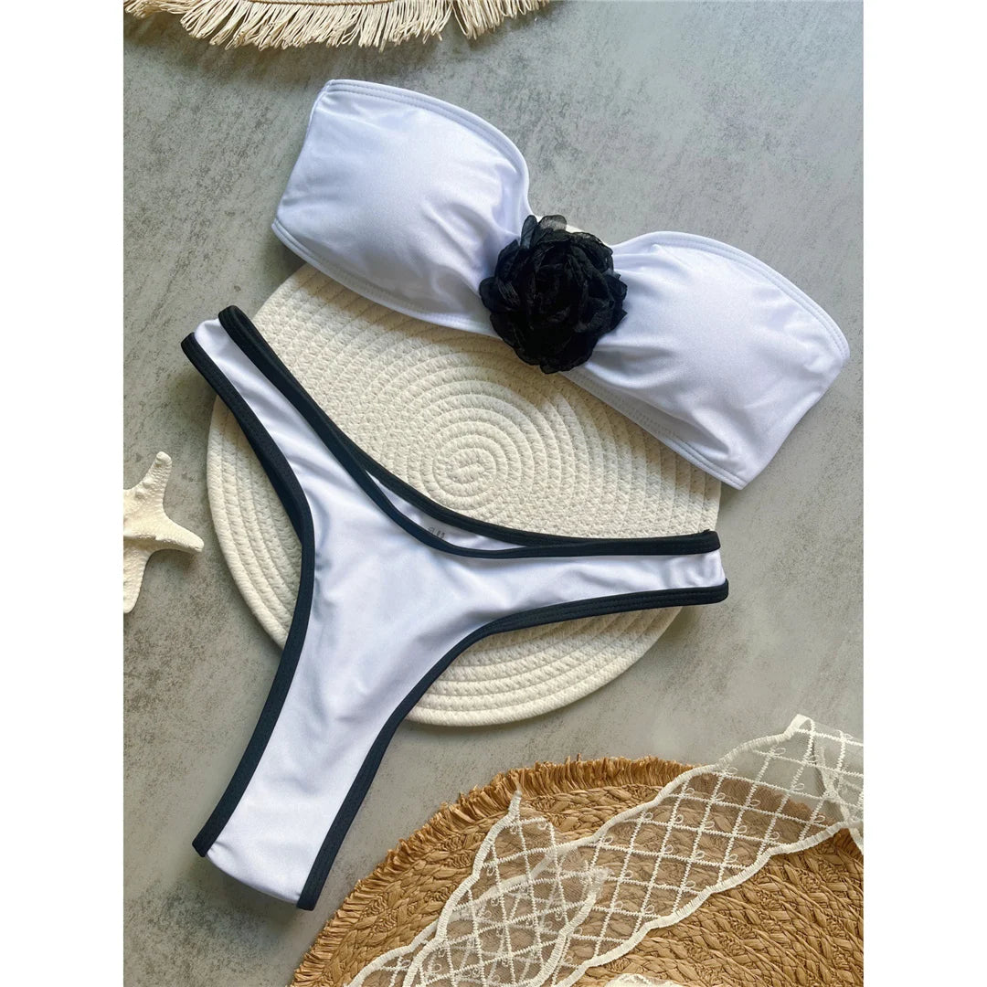 Elegance Bloom Bikini - Luxury and Sophistication on the Beach! ✨🌸