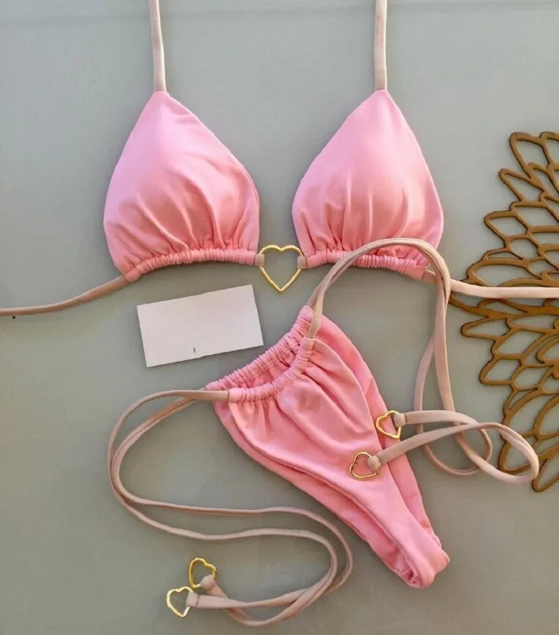 RUOTONSEPT Sexy Halter Bikini Set