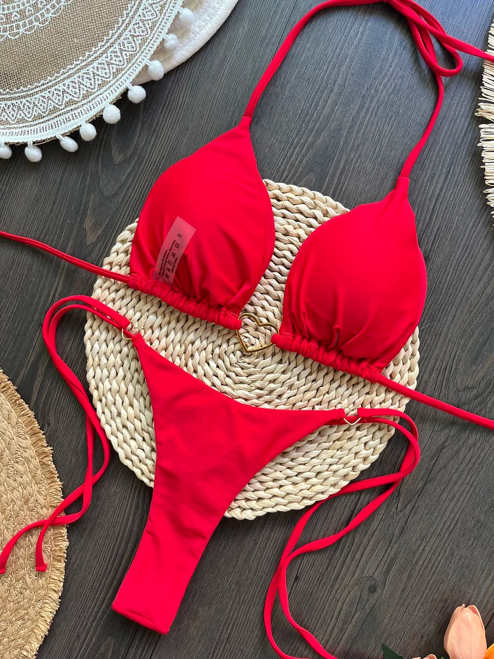 RUOTONSEPT Sexy Halter Bikini Set